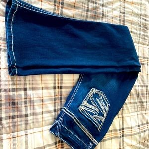 Maurices Pair of Dark Jeans 3/4